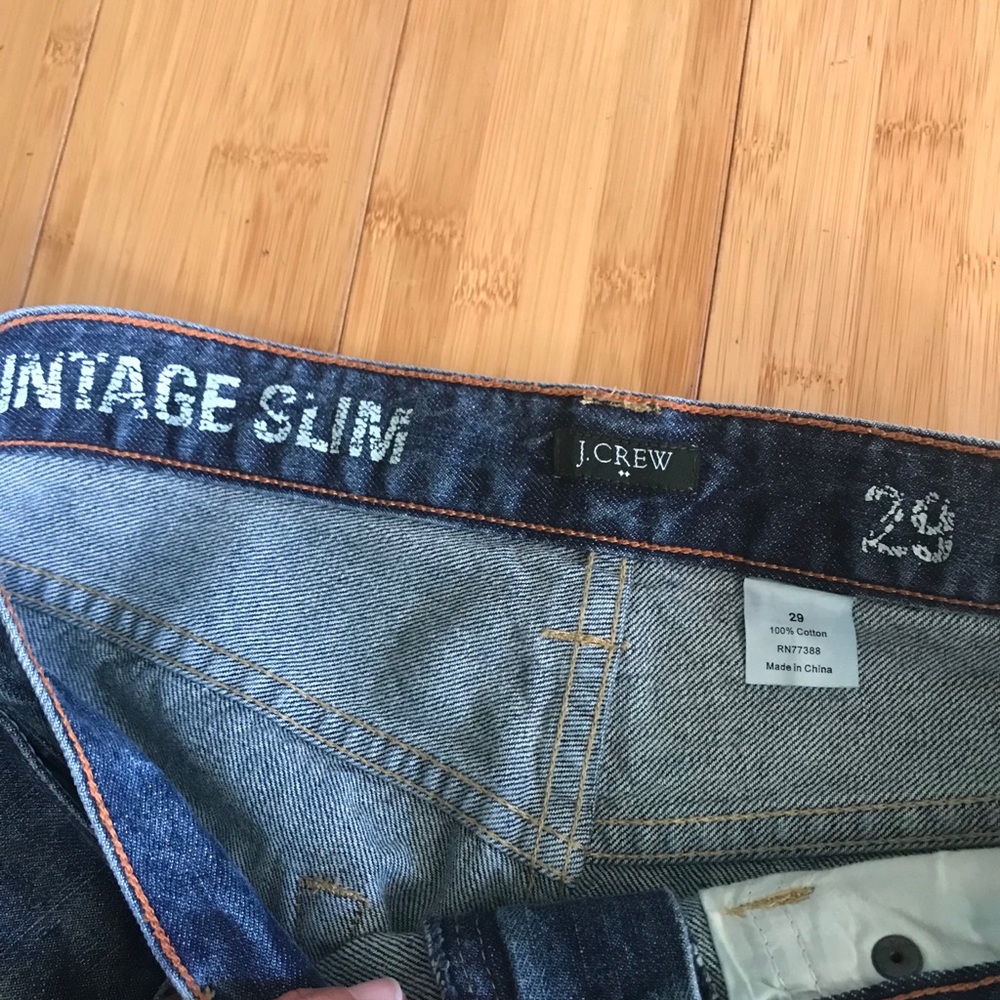 J. Crew  Slim 10” Rise distressed - Picture 3 of 6